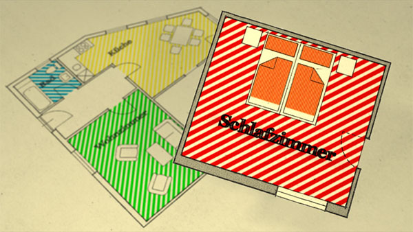 Screenshot Motiondesign Schlafzimmerblick
